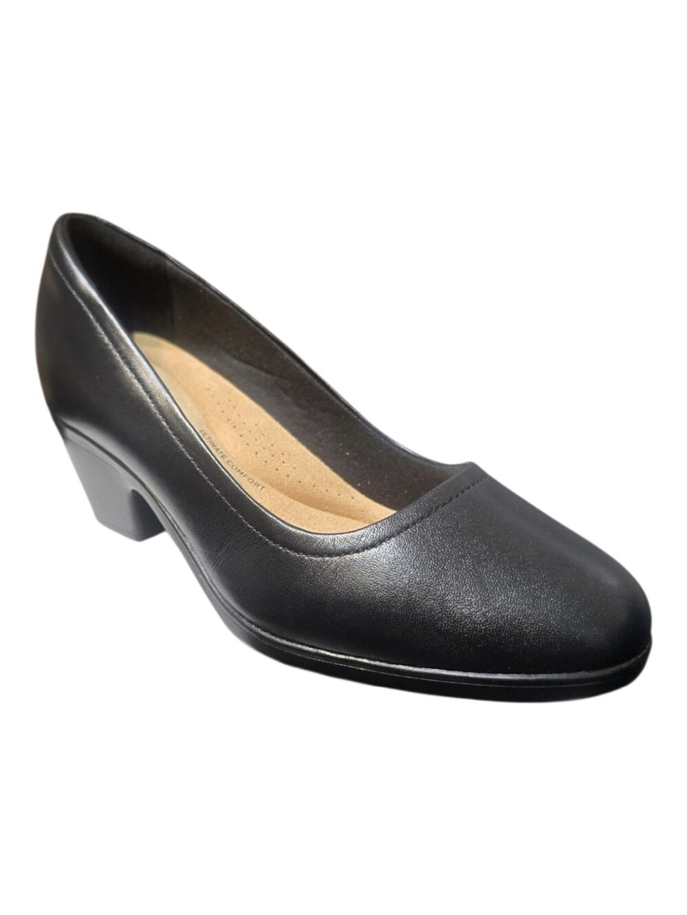 Clarks Collection Emily 2 Ruby Leather Pumps NIB